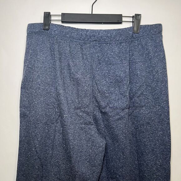Eddie Bauer Lounge Sweatpants Mens Size L Large Blue 34x30 Tapered Cotton Blend - Picture 10 of 14